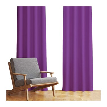 NAG-CURTAIN LINEN ASSORT 135*250