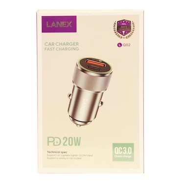 Lanex Fast Car Charger 20 Watt - LQ02