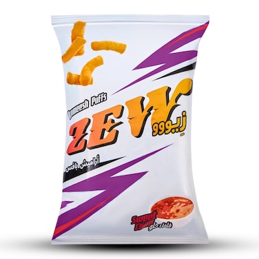 زيوو بافس مقرمش بطعم الفلفل الحلو - 35 جرام