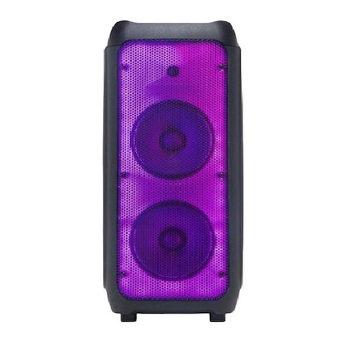Platinum Trolley Bluetooth Speaker with Attachments - Black - AH-8300