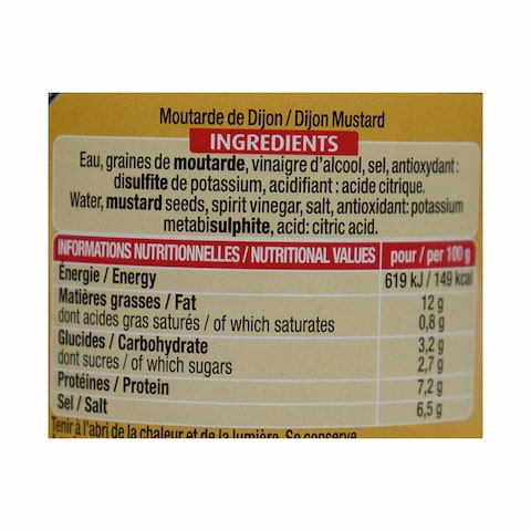 Lesieur Dijon Mustard - 260 gram