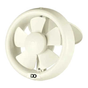  GVF20-OWH - شفاط حائط زجاجي اي دو - 20 سم - أبيض عاجي 