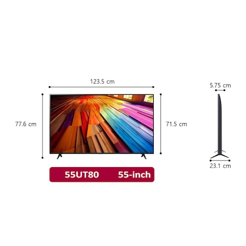 LG 55-inch 4K UHD Smart TV - 55UT80006LA