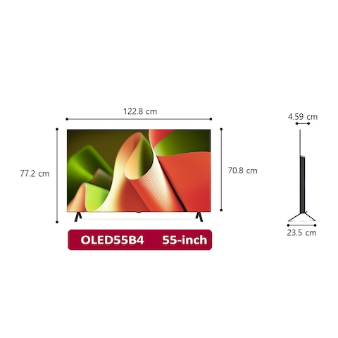 تليفزيون إل جي 55 بوصة أوليد B4 فائق الدقة 4K سمارت - OLED55B46LA