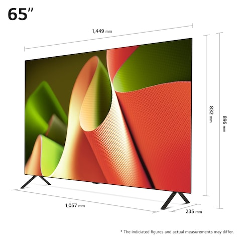 تليفزيون إل جي 65 بوصة أوليد B4 فائق الدقة 4K سمارت - OLED65B46LA