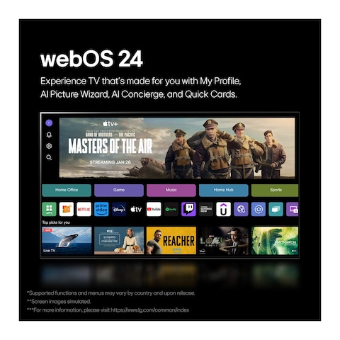LG 77-Inch OLED B4 4K UHD Smart TV - OLED77B46LA