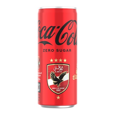 Coca Cola Zero Sugar Soft Drink Can - 320ml