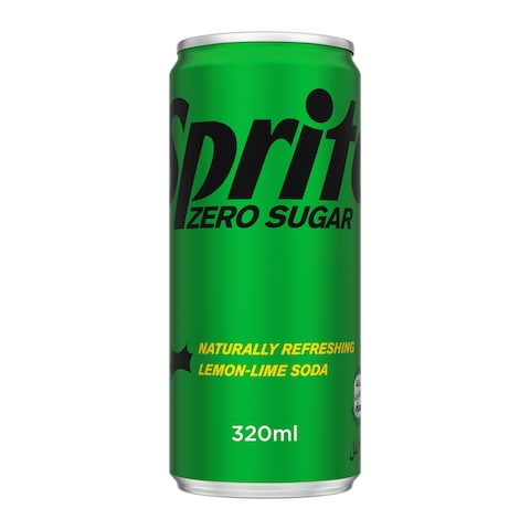 Sprite Zero Sugar Lemon Lime Soda Drink Can - 320ml