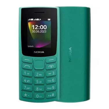 نوكيا 106 (2023) - هاتف محمول 1.8 بوصة - ثنائي الشريحة شبكة الجيل الثاني - أخضر