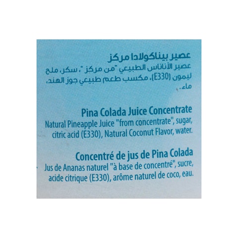 Vitrac Pina-colada Syrup - 635ml