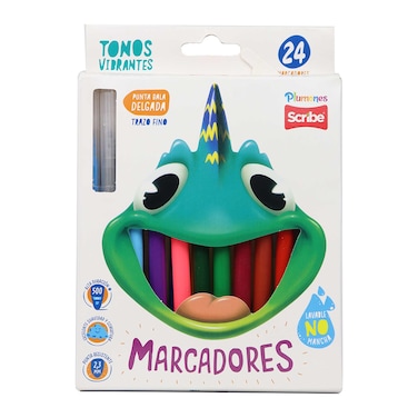 Marcadores Coloring Pens - 24 Pieces