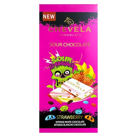 Chevela White Chocolate with Strawberry - 80 gm