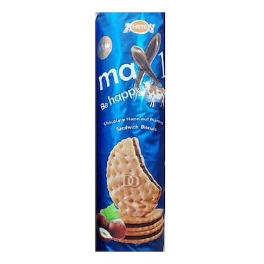 Max 1 Chocolate Hazelnut Flavor Biscuits - 165 gram