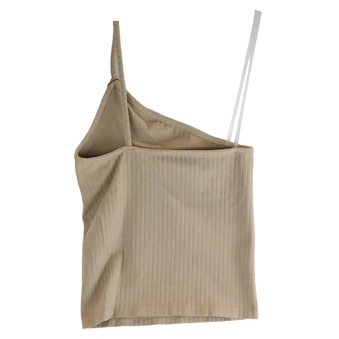 La Collection Women One Shoulder Top - Beige - Free Size
