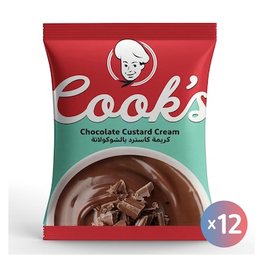 Cooks Chocolate Custard Cream - 50gm - 12 Pieces