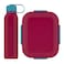 M-Design Lunch Set - Lunch Box - 1.1 Liter  +  Water Bottle - 500 ml - Fuchsia