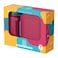 M-Design Lunch Set - Lunch Box - 1.1 Liter  +  Water Bottle - 500 ml - Fuchsia
