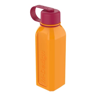 M-Design Bottle - 650 ml Capacity - Orange/Fuchsia