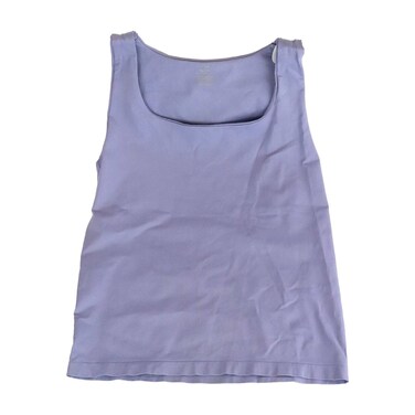 بلوزة نسائية لا كوليكشن بياقة مربعة - موف - مقاس واحد