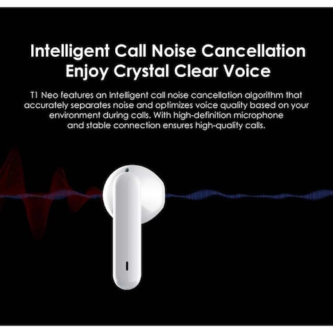 Itel Wireless EarBuds IPX5 - Black - T1 Neo