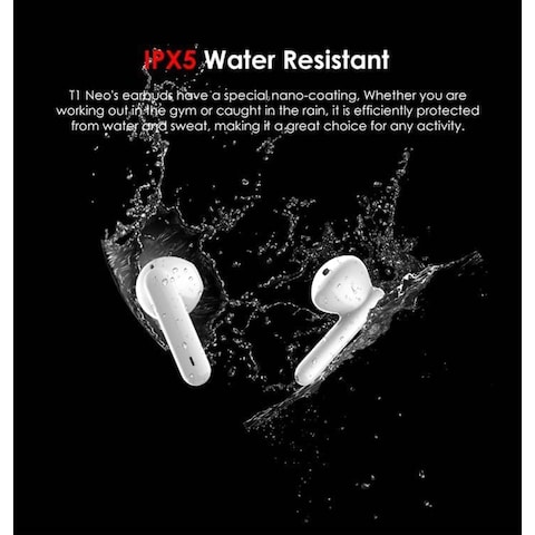 Itel Wireless EarBuds IPX5 - Black - T1 Neo