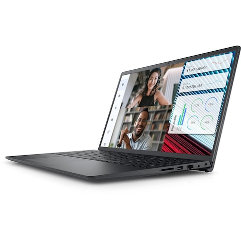 Dell Vostro 3520 Laptop - Intel Core i3-1215U - 256GB SSD - 4GB RAM - 15.6-inch - Intel UHD GPU - Ubuntu - Carbon Black