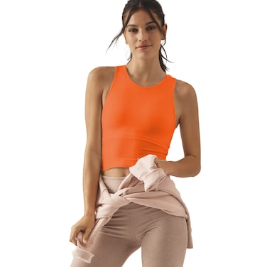 تانك توب لا كوليكشن بدون أكمام للنساء - برتقالي