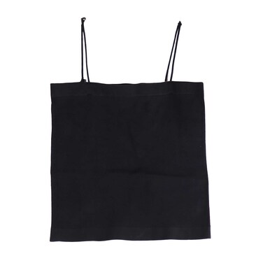 بلوزة نسائية لا كوليكشن بدون أكمام - اسود - مقاس واحد