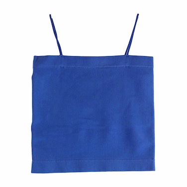 بلوزة نسائية لا كوليكشن بدون أكمام - ازرق غامق - مقاس واحد