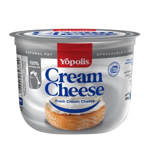 Yopolis Plain Cream Cheese - 225gm