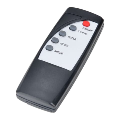 مروحة حائط ايدو بريموت كنترول 18 بوصة - اسود - WF18RC-BK