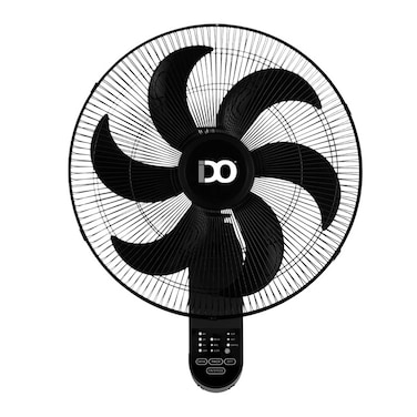 مروحة حائط ايدو بريموت كنترول 18 بوصة - اسود - WF18RC-BK