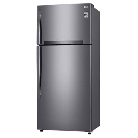 LG No Frost Digital Inverter Refrigerator 506 Liter - Silver - GN-H722HFHL