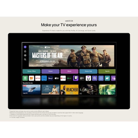 LG 65-inch NanoCell AI 4K UHD Smart TV - 65NANO80T6A
