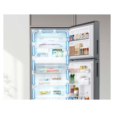 Samsung No-Frost Refrigerator 419 Liter - Silver - RT40DG3110QVMR