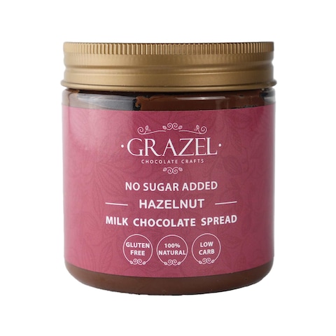 Grazel Milk Keto Choclate Spread with Hazelnut - 285 gm