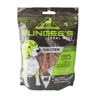Bungees Chicken Dog Treats - 100gm