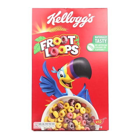 Kellogg&#39;s Froot Loops Cereal - 375 gm