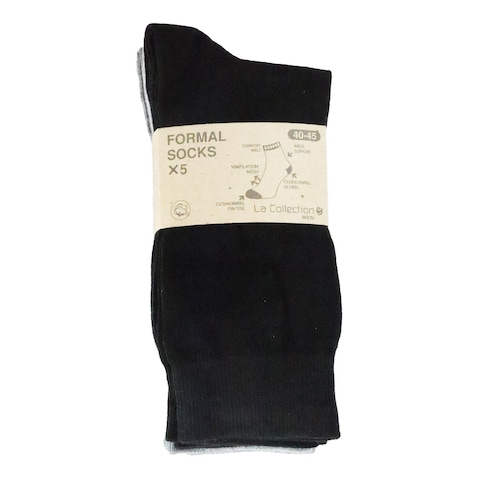 LC MEN SOCKS LONG 5P COLORS