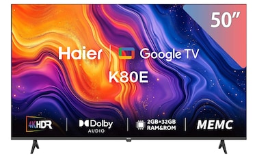Haier 50-inch 4K UHD Smart TV - H50K80EU
