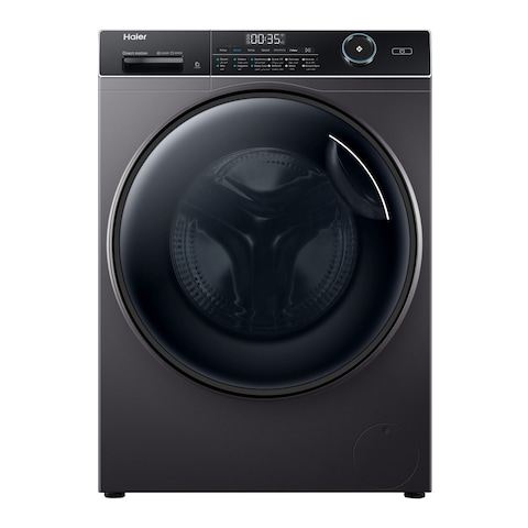 Haier Front Load Washing Machine 8 Kg with Inverter Motor - Dark Silver - HW80-B14959S8TU1