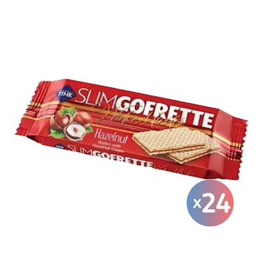 تايم جوفريت ويفر ماستر بكريمة البندق - 35 جم - 24 قطعة