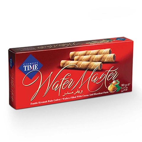 Time Wafer Master Rolls with Hazelnut Cream - 65 gram