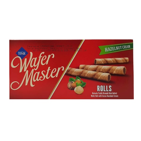 Time Wafer Master Rolls with Hazelnut Cream - 65 gram