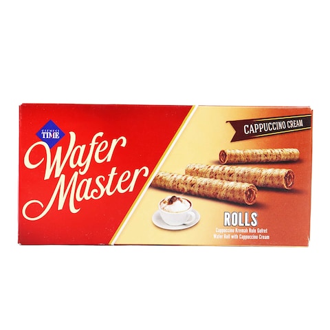Time Wafer Master Rolls with Cappuccino Cream - 65 gram
