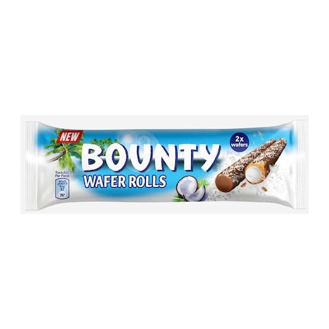 Bounty Coconut Wafer Rolls - 22.5 gm - 5 Count