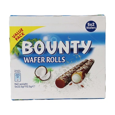 باونتي ويفر رول بجوز الهند - 22.5 جرام- 5 قطع