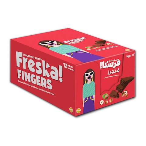 Freska Fingers Cacao - 12 Piece