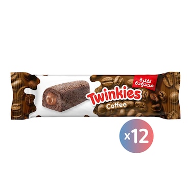 توينكيز كيكة إسفنجية بالقهوة - 12 قطعة