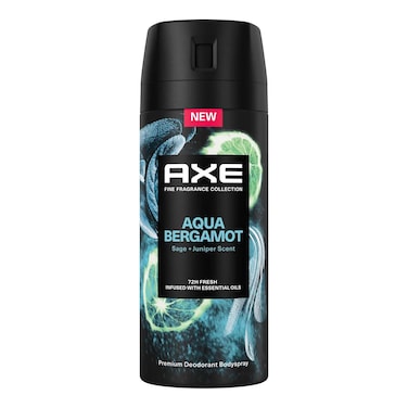 AXE DEO AQUA BERGAMOT 72HR 150ML